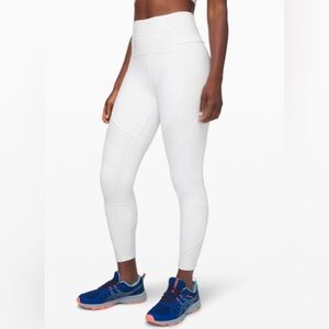 Lululemon New Ambition Super High Rise 25" White Tight